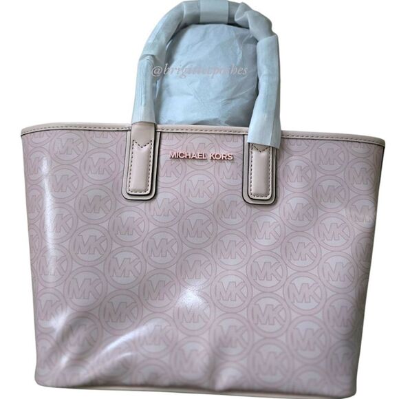 MICHAEL MICHAEL KORS Jodie Powder Blush Small Tote - Picture 6 of 12